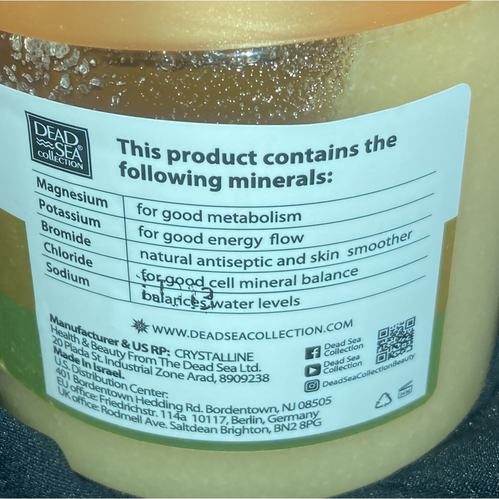 DEAD SEA COLLECTION PINEAPPLE SALT SCRUB - Picture 4 of 5